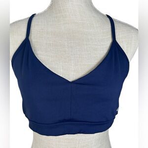 Dona Jo Navy Blue Adapt UVB Compression Sports Bra